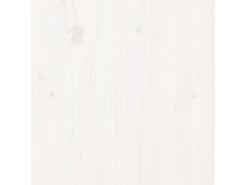 Porte-vêtements Blanc 100x45x150 cm Bois de pin massif