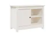 Meuble TV Blanc 70x36,5x52 cm Bois de pin massif
