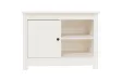 Meuble TV Blanc 70x36,5x52 cm Bois de pin massif