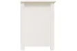 Meuble TV Blanc 70x36,5x52 cm Bois de pin massif