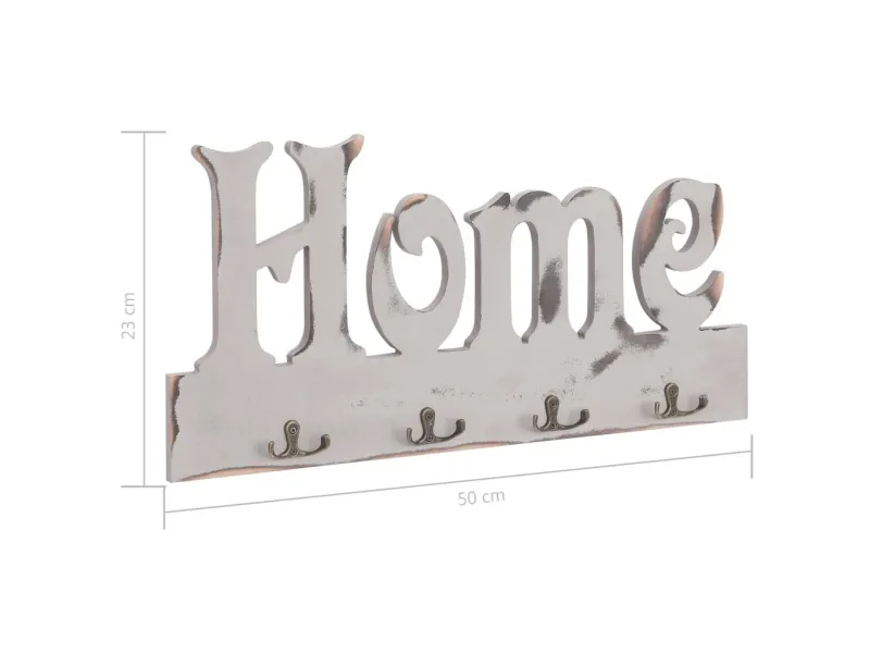 Porte-manteau mural HOME 50x23 cm