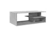 Table basse gris béton 102x55x35 cm bois d'ingénierie