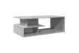 Table basse gris béton 102x55x35 cm bois d'ingénierie
