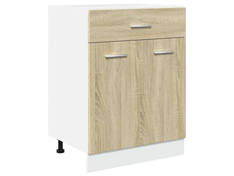 Ensemble d'armoires de cuisine 4 pcs chêne sonoma