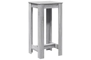 Table de bar sonoma gris 51x50x103,5 cm bois d'ingénierie 2