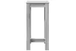 Table de bar sonoma gris 51x50x103,5 cm bois d'ingénierie