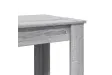 Table de bar sonoma gris 51x50x103,5 cm bois d'ingénierie