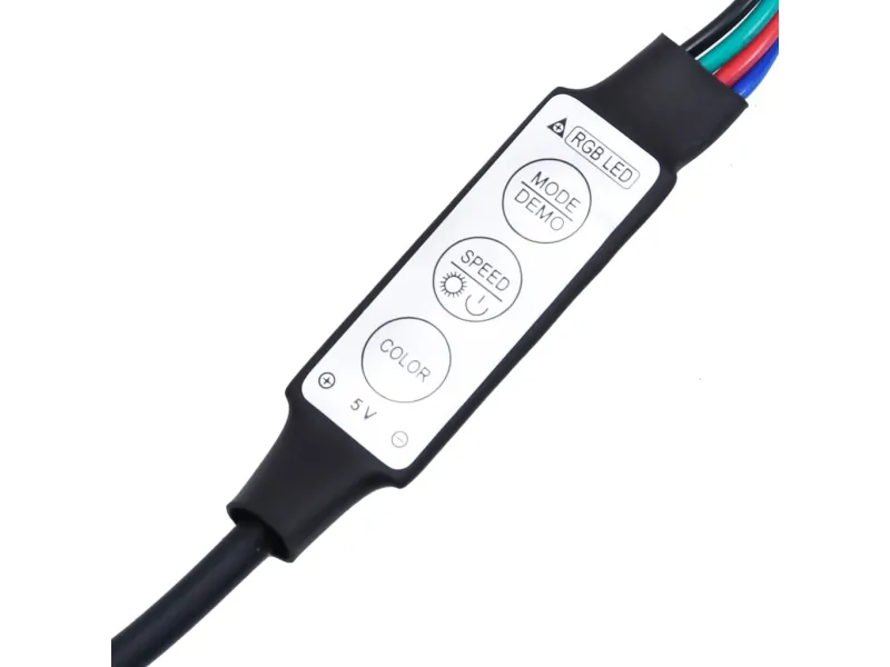 Table basse avec LED infini blanc 70x53x30 cm