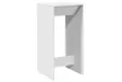 Table de bar blanc 51x50x103,5 cm bois d'ingénierie