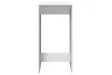 Table de bar blanc 51x50x103,5 cm bois d'ingénierie