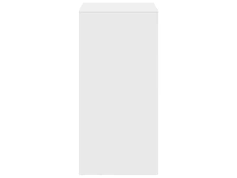 Table de bar blanc 51x50x103,5 cm bois d'ingénierie