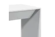 Table de bar blanc 51x50x103,5 cm bois d'ingénierie