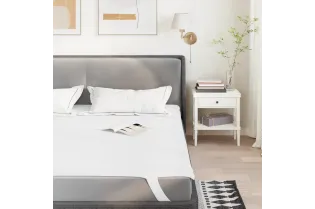 Protège-matelas blanc 160x200 cm imperméable