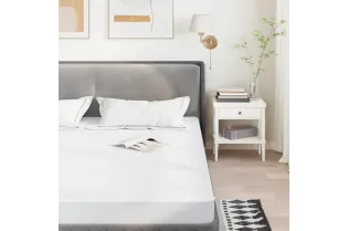 Protège-matelas blanc 90x200 cm imperméable