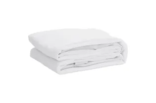 Protège-matelas blanc 140x190 cm imperméable 2