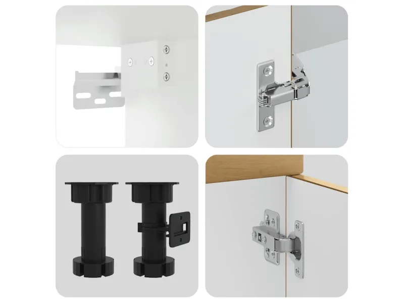 Ensemble d'armoires de cuisine 11 pcs Kalmar bois d'ingénierie