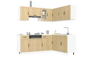 Ensemble d'armoires de cuisine 11 pcs Kalmar bois d'ingénierie