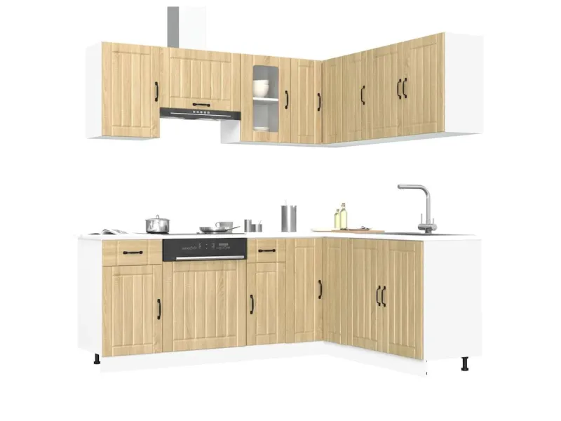 Ensemble d'armoires de cuisine 11 pcs Kalmar bois d'ingénierie