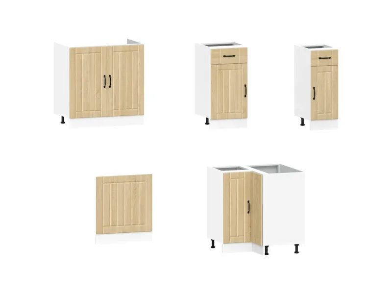 Ensemble d'armoires de cuisine 11 pcs Kalmar bois d'ingénierie