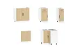 Ensemble d'armoires de cuisine 11 pcs Kalmar bois d'ingénierie