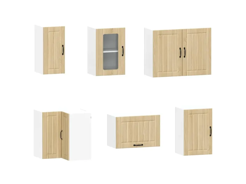 Ensemble d'armoires de cuisine 11 pcs Kalmar bois d'ingénierie