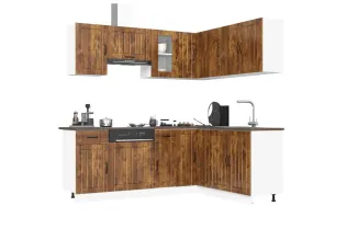 Ensemble d'armoires de cuisine 11 pcs Kalmar bois d'ingénierie