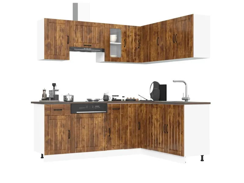 Ensemble d'armoires de cuisine 11 pcs Kalmar bois d'ingénierie