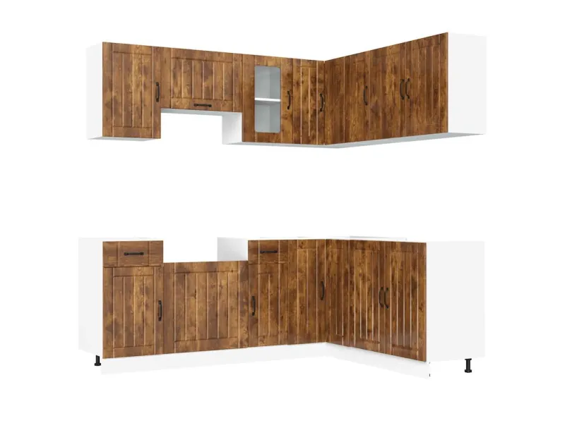 Ensemble d'armoires de cuisine 11 pcs Kalmar bois d'ingénierie