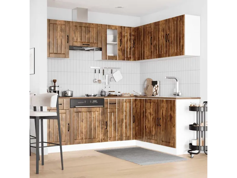 Ensemble d'armoires de cuisine 11 pcs Kalmar bois d'ingénierie