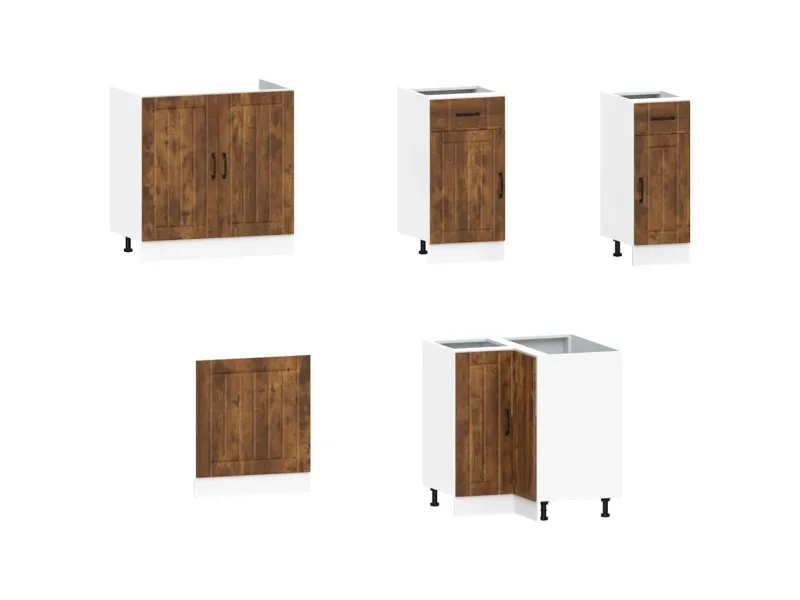 Ensemble d'armoires de cuisine 11 pcs Kalmar bois d'ingénierie