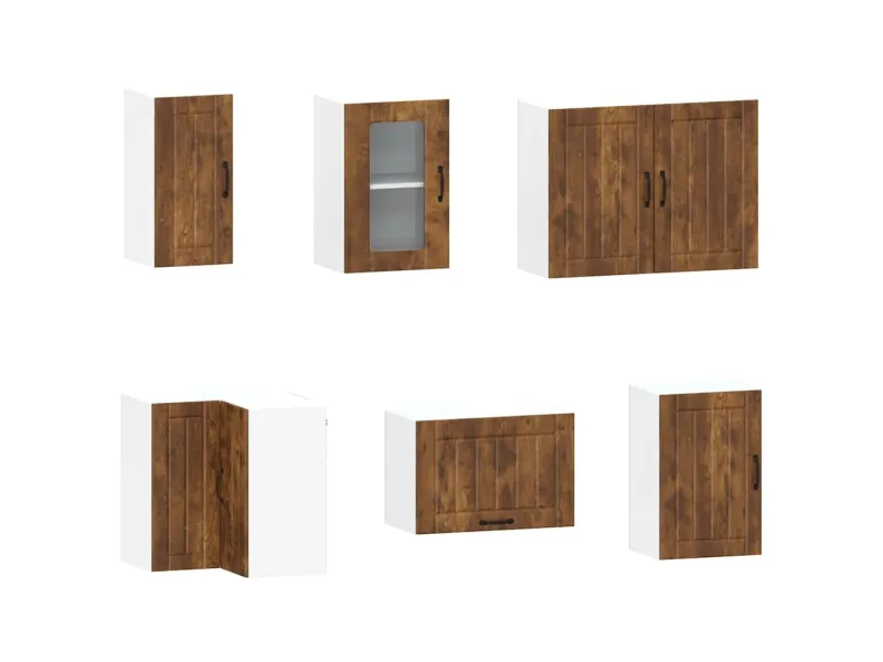 Ensemble d'armoires de cuisine 11 pcs Kalmar bois d'ingénierie