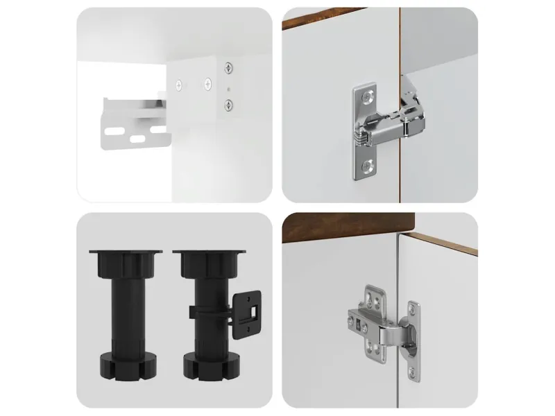 Ensemble d'armoires de cuisine 11 pcs Kalmar bois d'ingénierie