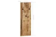 Porte-manteau mural 2 pcs Bois de manguier massif 36x110x3 cm