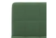 Tabourets de bar lot de 2 vert foncé velours