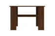 Table basse Chêne marron 60x60x42 cm Bois d'ingénierie