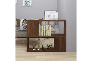 Bibliothèque/Séparateur de pièce Chêne marron 80x24x63 cm