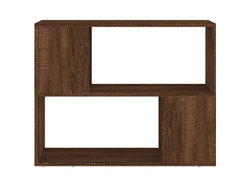 Bibliothèque/Séparateur de pièce Chêne marron 80x24x63 cm