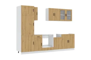 Ensemble d'armoires de cuisine 8 pcs Kalmar bois d'ingénierie 2