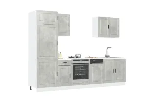 Ensemble d'armoires de cuisine 7 pcs Kalmar bois d'ingénierie