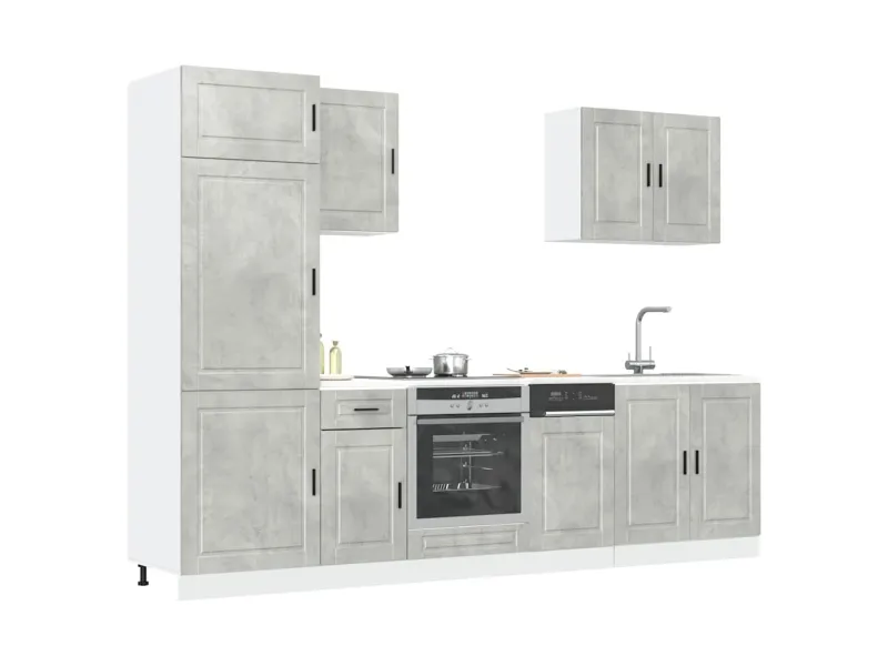 Ensemble d'armoires de cuisine 7 pcs Kalmar bois d'ingénierie