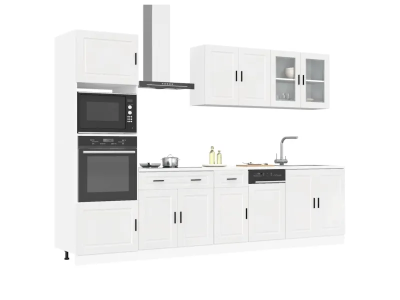 Ensemble d'armoires de cuisine 7 pcs Kalmar bois d'ingénierie