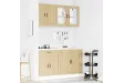 Ensemble d'armoires de cuisine 4 pcs Kalmar bois d'ingénierie