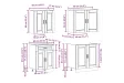 Ensemble d'armoires de cuisine 4 pcs Kalmar bois d'ingénierie