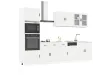 Ensemble d'armoires cuisine 7pcs Kalmar blanc bois d'ingénierie