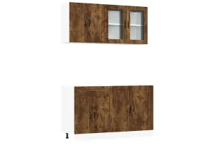 Ensemble d'armoires de cuisine 4 pcs Kalmar bois d'ingénierie 2