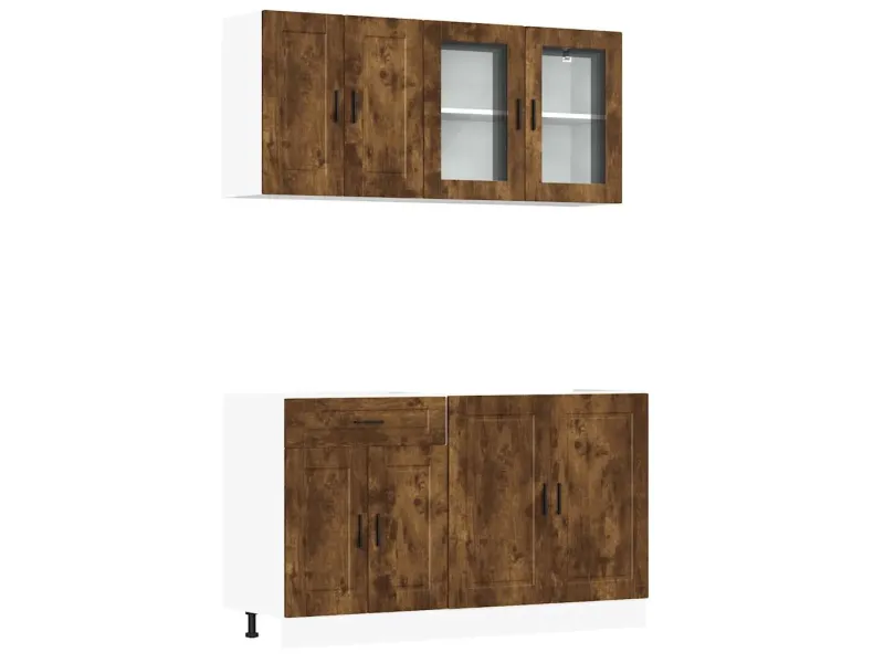 Ensemble d'armoires de cuisine 4 pcs Kalmar bois d'ingénierie