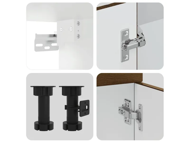 Ensemble d'armoires de cuisine 8 pcs Kalmar bois d'ingénierie