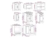 Ensemble d'armoires de cuisine 8 pcs Kalmar bois d'ingénierie