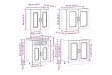 Ensemble d'armoires de cuisine 4 pcs Kalmar bois d'ingénierie