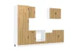 Ensemble d'armoires de cuisine 7 pcs Kalmar bois d'ingénierie